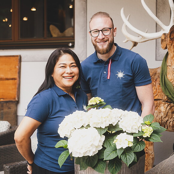Zirbenspa Team Die Mitarbeiter im 4-Sterne Superior Hotel Die Sonne in Saalbach im Juni 2026 © Stefanie Oberhauser