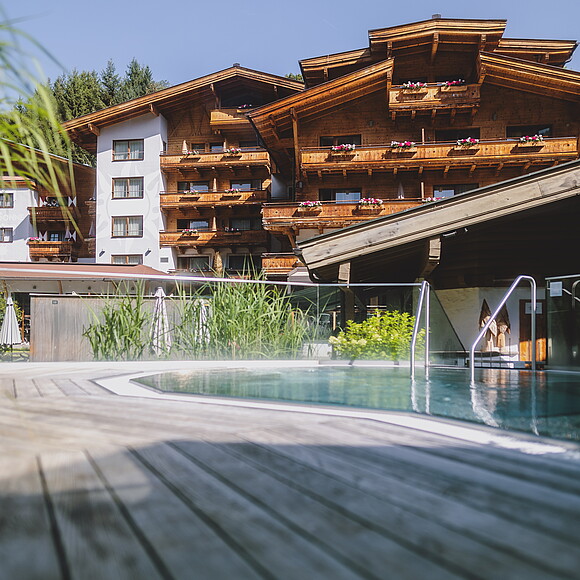 Super SONNE Spa Hotel DIE Sonne im Juli 2024, in Saalbach-Hinterglemm © Stefanie Oberhauser